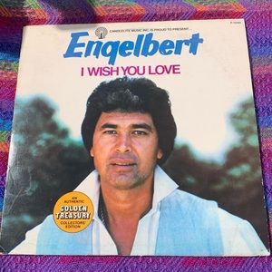 ENGELBERT VINYL I WISH YOU LOVE. Vintage . Color insert with pictures included.
